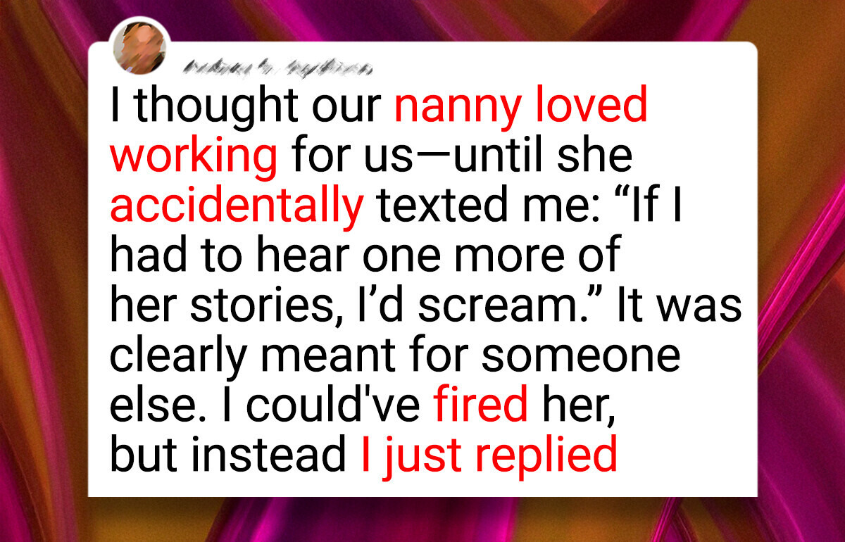 The Nanny’s Message Wasn’t Meant for Me—But I Saw It Anyway