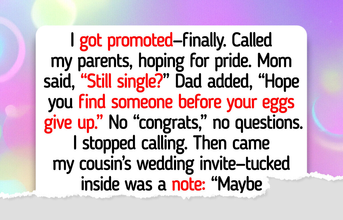 My Parents Mocked My Career and My Fertility—So I Went No Contact