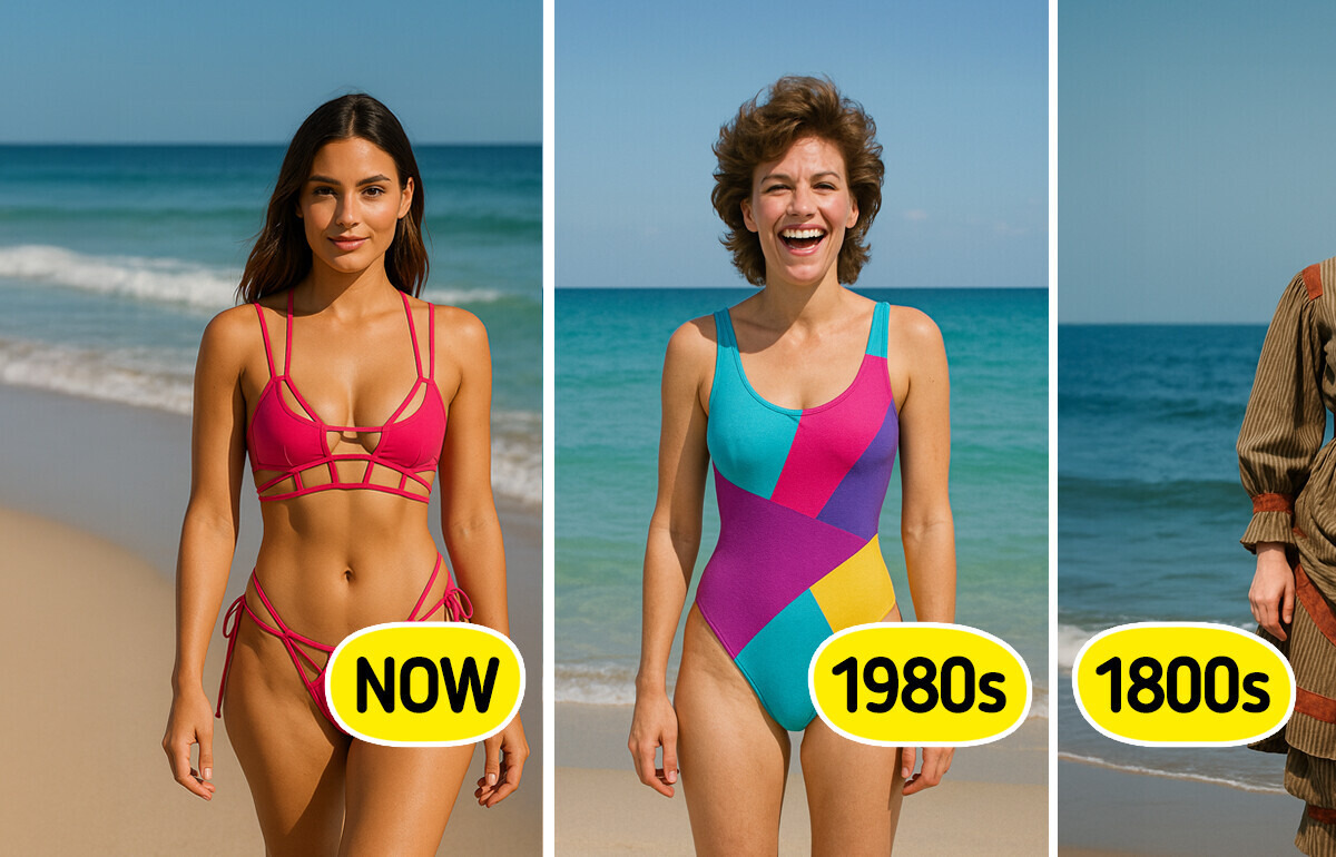 10 Swimsuits That Show How Swimwear Evolved Over the Decades 10 Swimsuits That Show How Swimwear Evolved Over the Decades