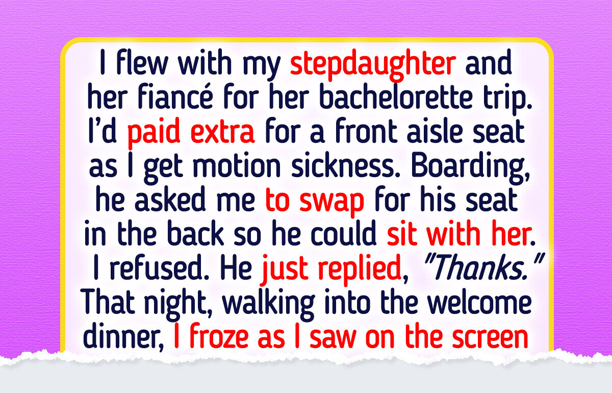 I Refused to Give Up My Seat to My Stepdaughter’s Fiancé—But I Wasn’t Prepared for the Outcome I Refused to Give Up My Seat to My Stepdaughter’s Fiancé—But I Wasn’t Prepared for the Outcome