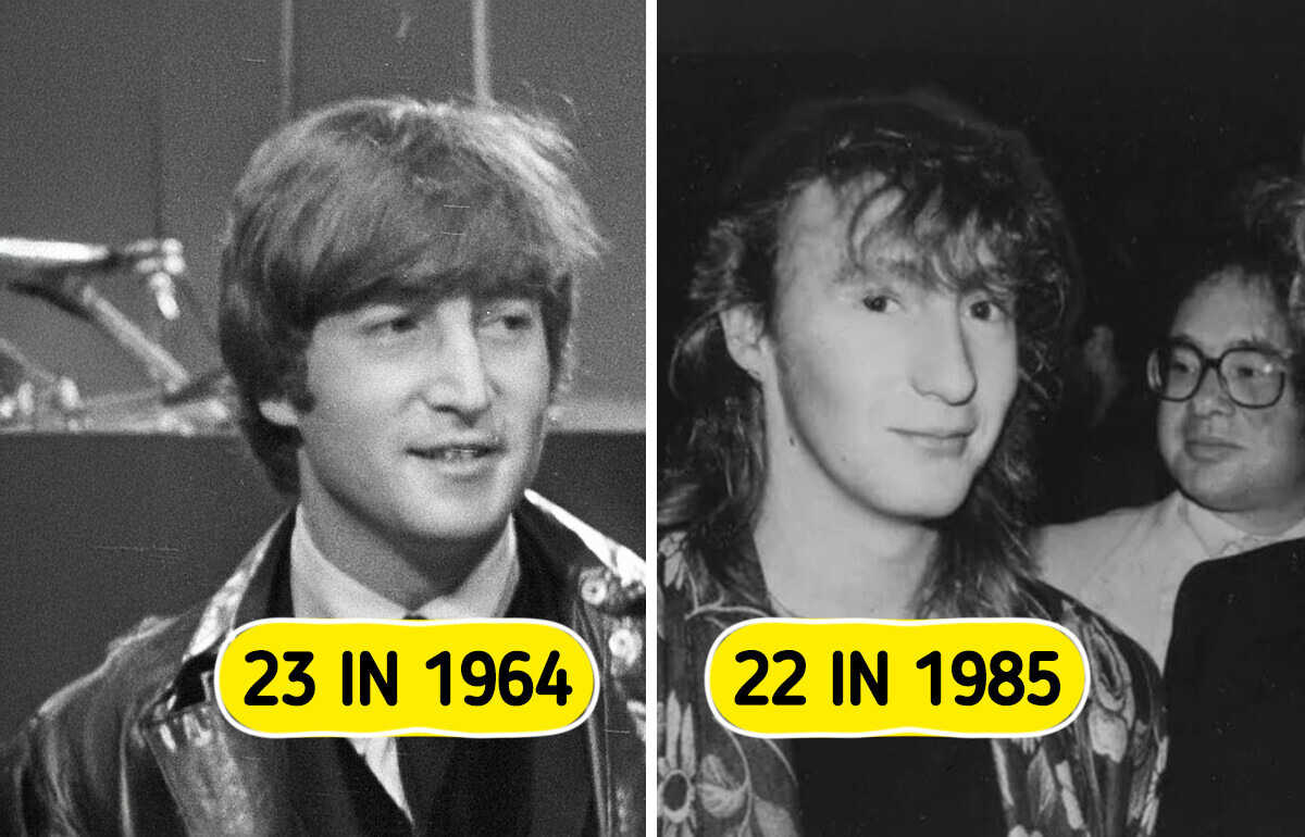 9 Famous Dads and Kids at the Same Age, Like John Lennon at 23 and Julian at 22