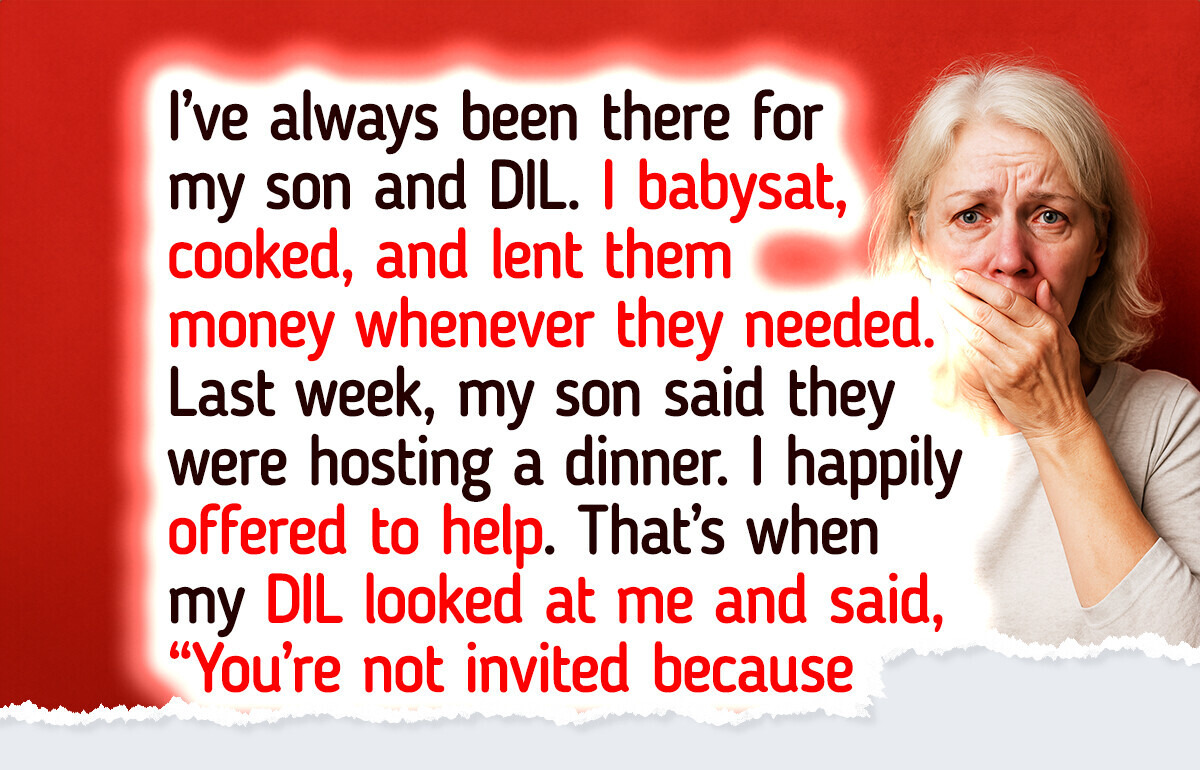 My DIL Excluded Me From Her “Family” Dinner—So I Served a Payback She Won’t Forget My DIL Excluded Me From Her “Family” Dinner—So I Served a Payback She Won’t Forget