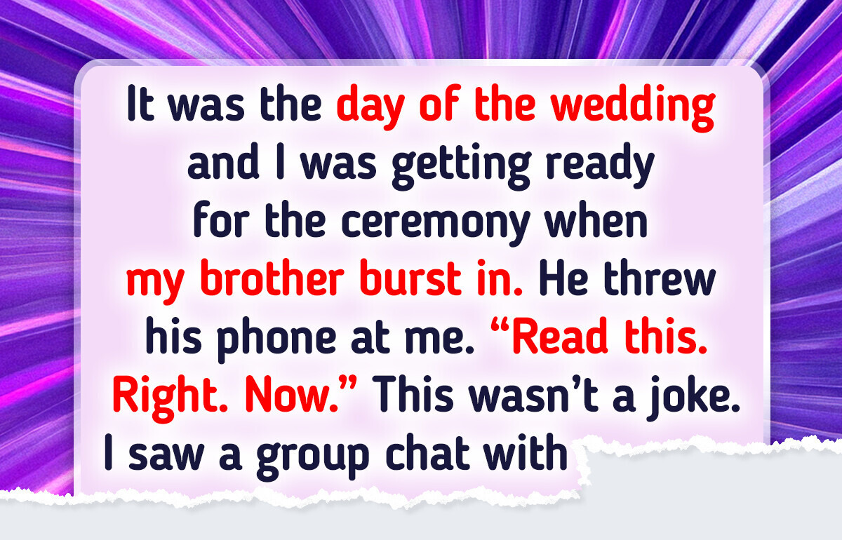 My Best Man Betrayed Me in the Worst Way, Hours Before My Wedding
