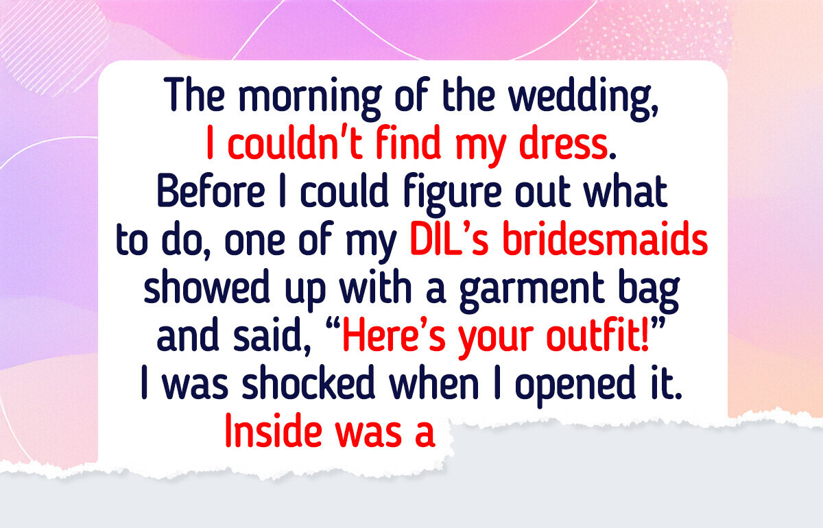 My DIL Used Her Wedding to Publicly Shame Me for My Style My DIL Used Her Wedding to Publicly Shame Me for My Style