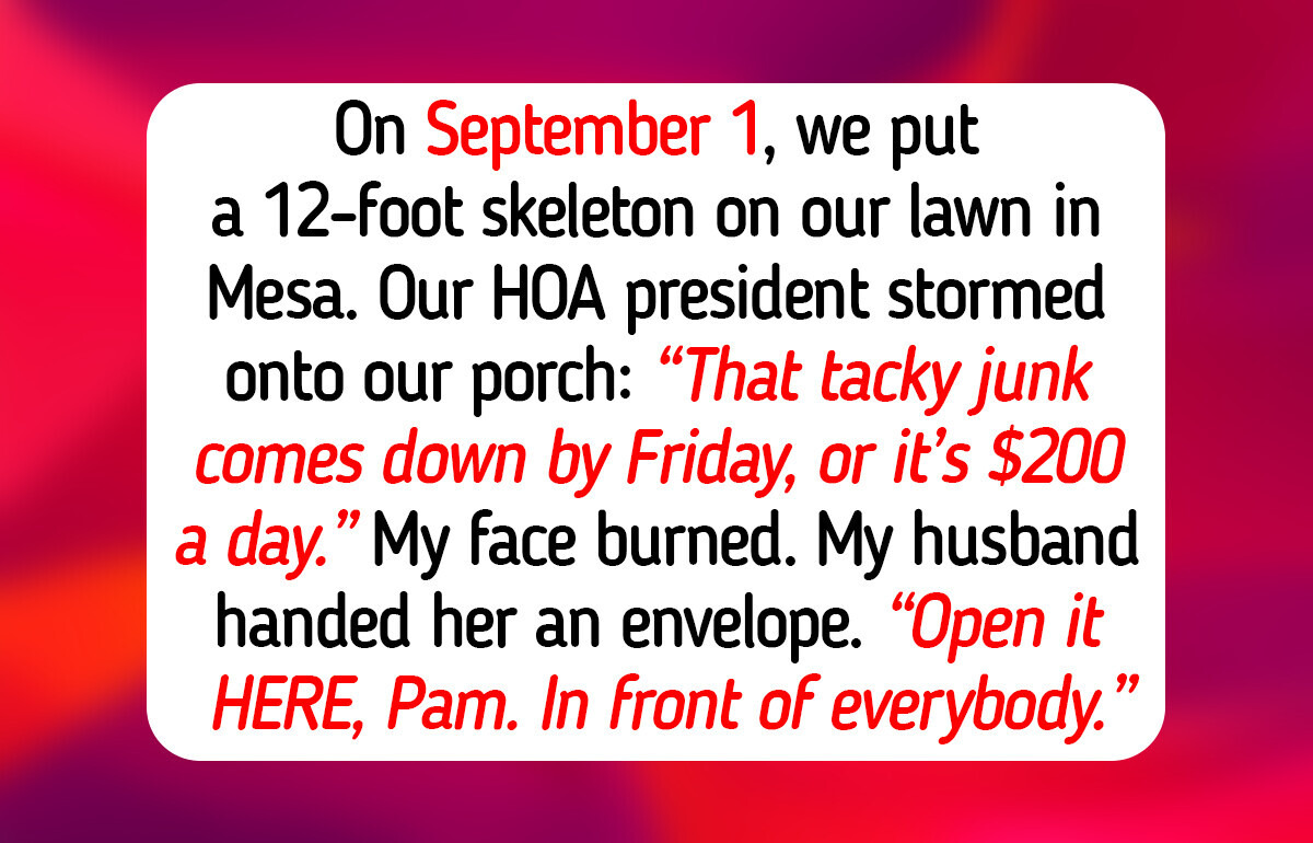 An Arizona Couple’s Halloween Decorations Went Up in September, the HOA Had No Idea Who They Were For