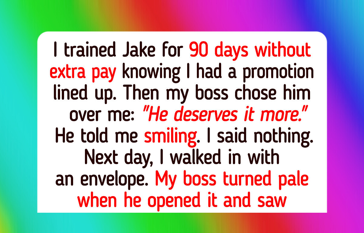 I Refused to Hand My Promotion to the New Hire I Trained—My Boss Wasn’t Ready for My Next Move