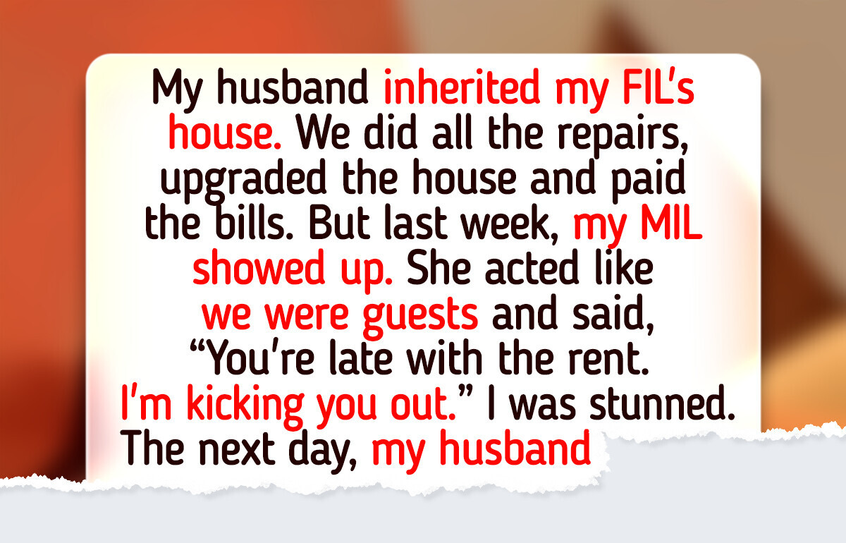 My MIL Demanded Rent for a House That Isn’t Hers, I Turned the Tables