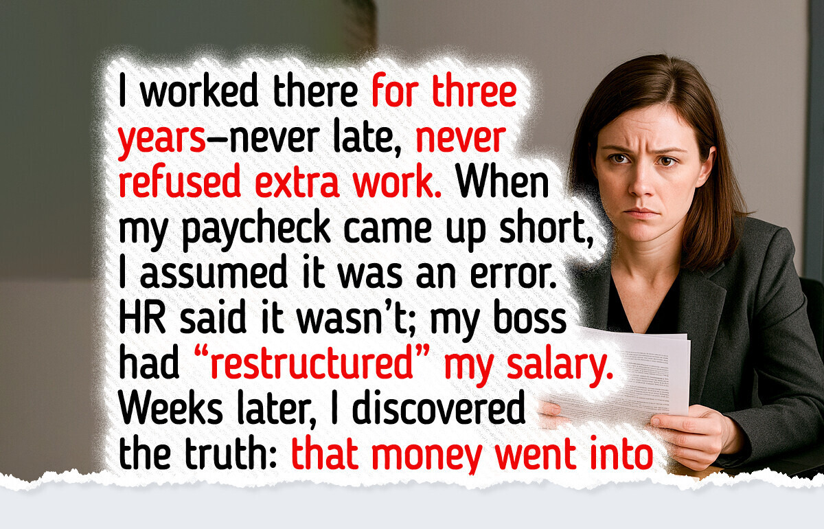 My Boss Cut My Salary Behind My Back—Until HR Discovered the Truth My Boss Cut My Salary Behind My Back—Until HR Discovered the Truth