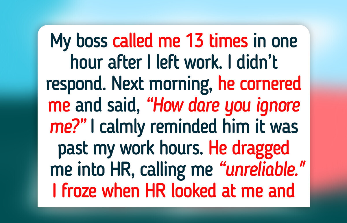 I Stopped Answering Work Calls After 5 PM, My Boss Took Me to HR