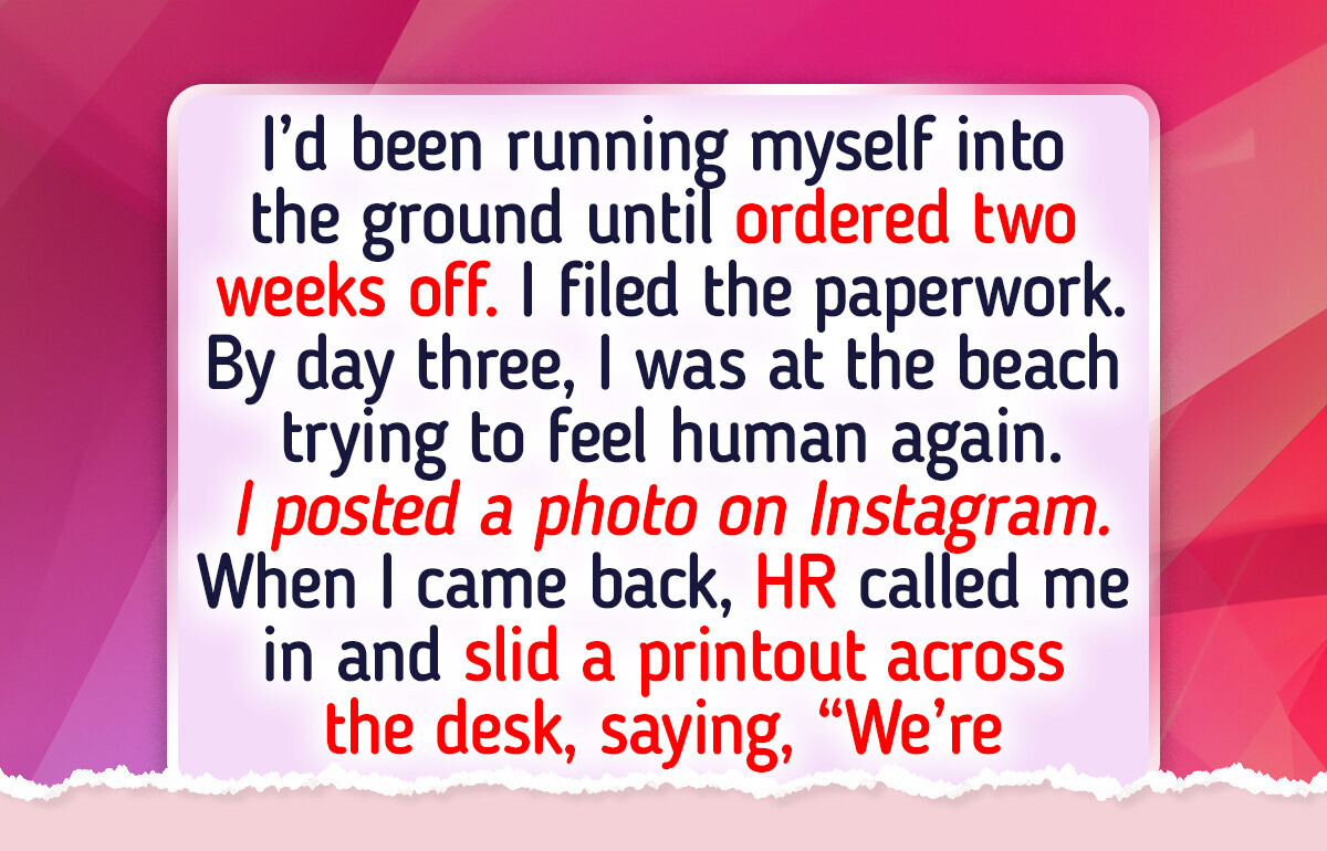 I Posted a Photo During Mental Health Leave—Then HR Called Me In