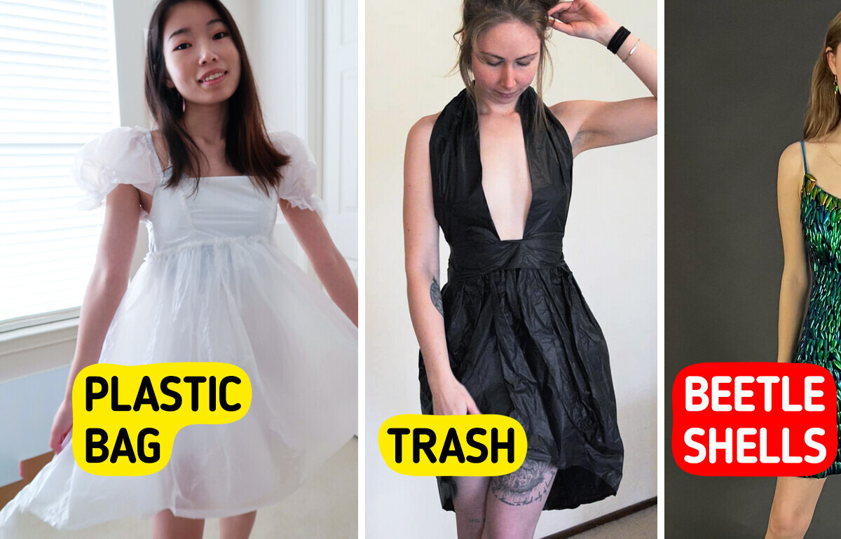 15 People Prove That You Can Make Hot Outfits Even From Daily Materials