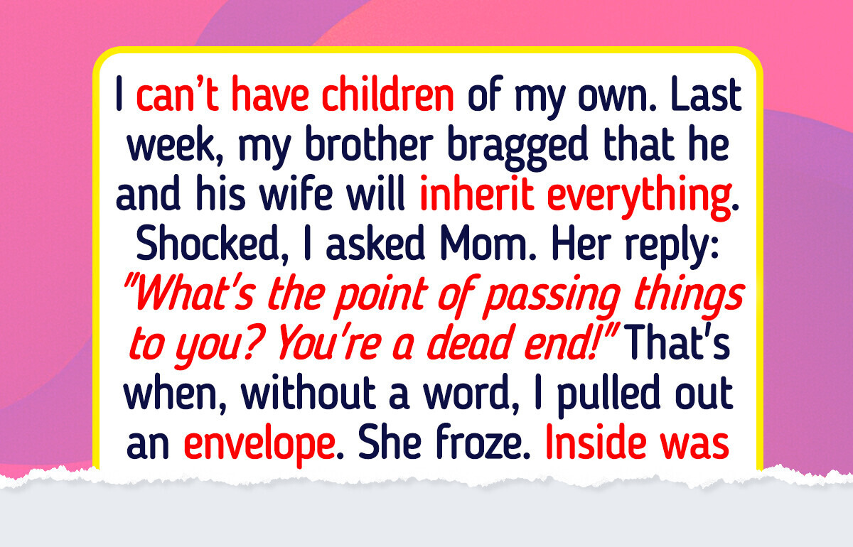 My Parents Took My Inheritance Away Because I’m Childless—Now They’re Begging for Forgiveness