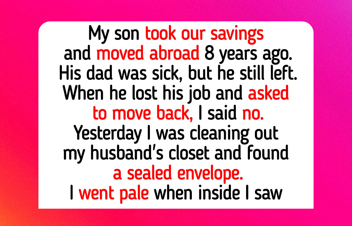 I Refuse to Let My Son Move Back Home After He Abandoned Us