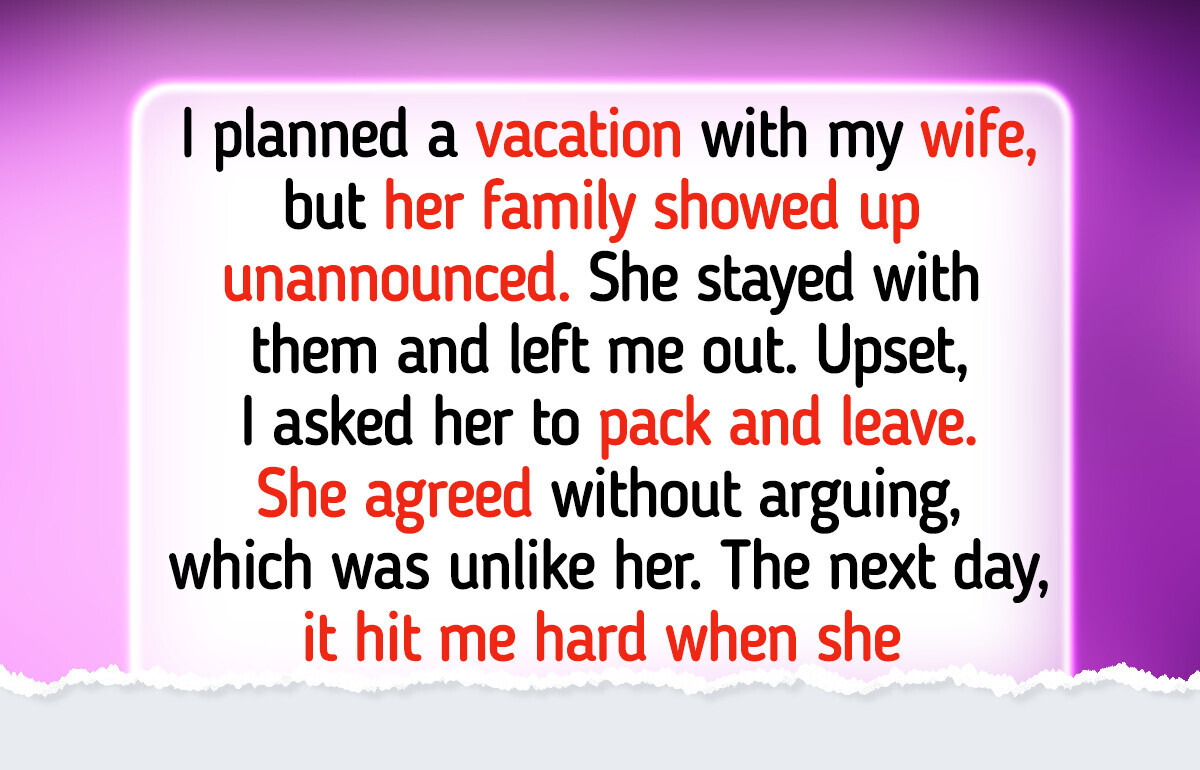 Our “Romantic” Vacation Was Hijacked by My Wife’s Family—And It Forced Us to Reevaluate Our Relationship