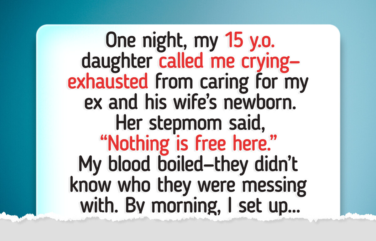 My Ex’s Wife Uses My Daughter as a Free Babysitter—She Wasn’t Ready for My Payback My Ex’s Wife Uses My Daughter as a Free Babysitter—She Wasn’t Ready for My Payback