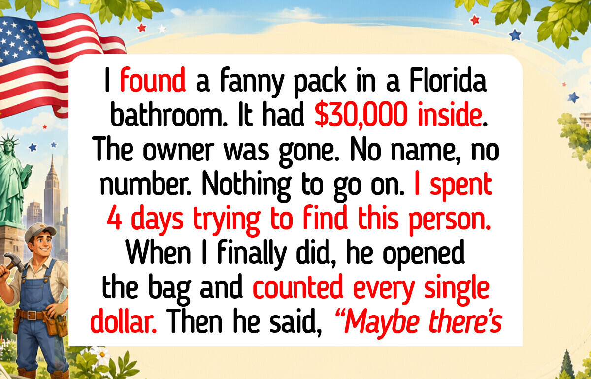 Florida Construction Worker Finds $30,000 in a Bathroom, Tracks Owner and Unknowingly Saves His Sister’s Life Florida Construction Worker Finds $30,000 in a Bathroom, Tracks Owner and Unknowingly Saves His Sister’s Life