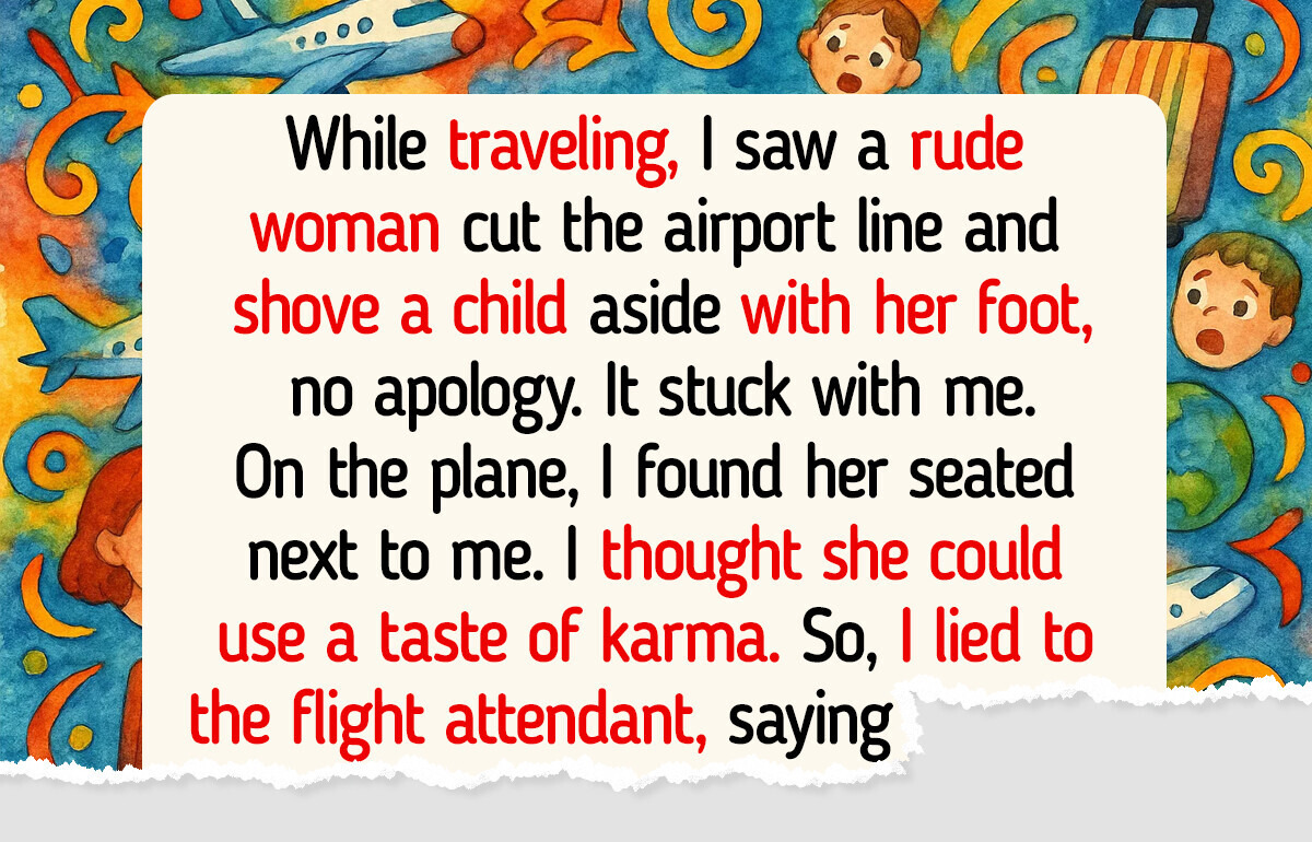 I Lied to a Flight Attendant to Teach a Rude Passenger a Lesson