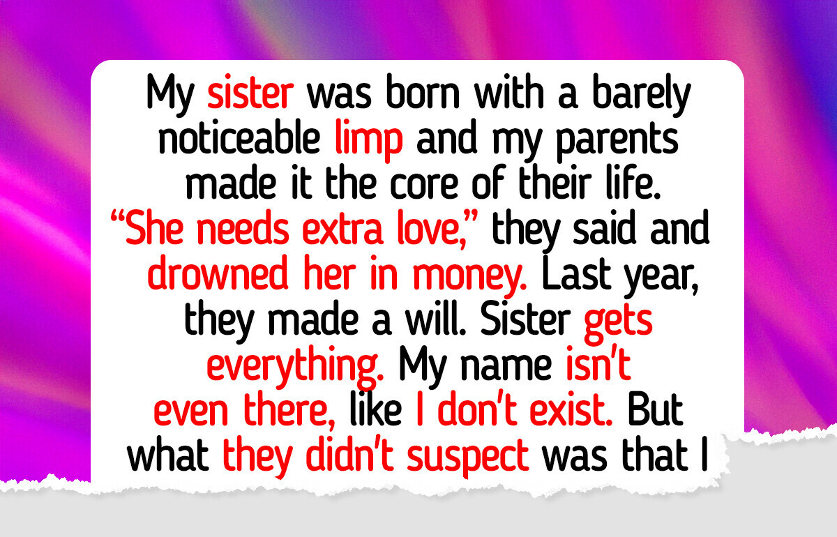 My Parents Gave Everything to My Golden Sibling, So I Took Back More Than Money My Parents Gave Everything to My Golden Sibling, So I Took Back More Than Money