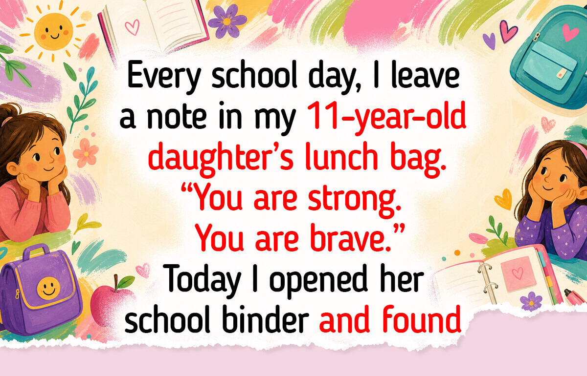 An 11-Year-Old Glued Dad’s Lunch Notes Into Her Binder: 10 Dads Who Turn Lunch Bags Into Art