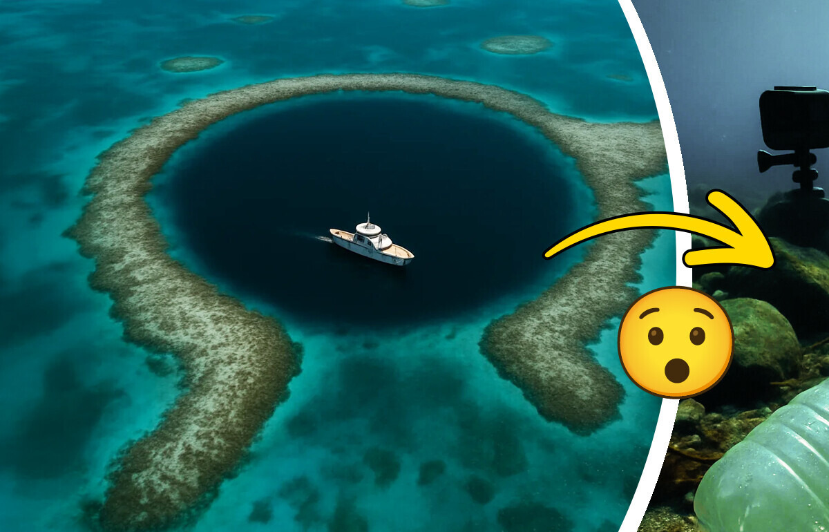 Divers Reach the Depths of the Great Blue Hole and Discovered Haunting Secrets Divers Reach the Depths of the Great Blue Hole and Discovered Haunting Secrets
