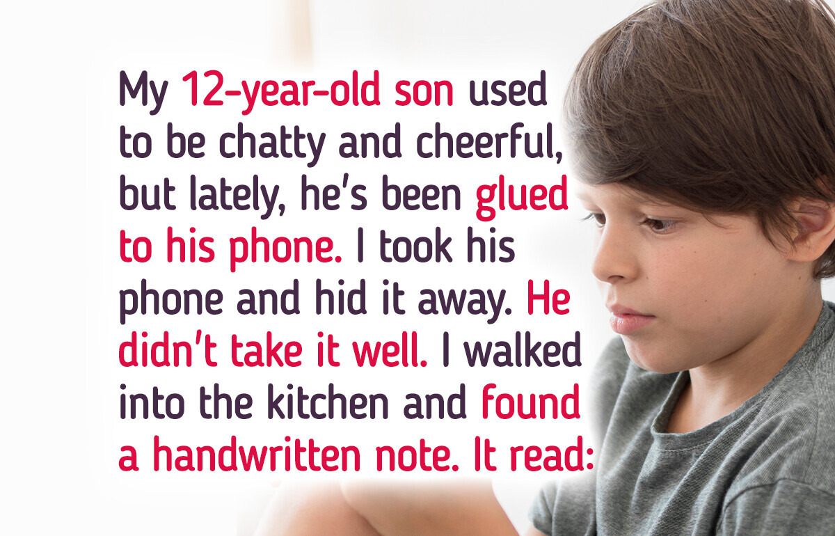 I Took My Son’s Phone, but I Didn’t Expect His Reaction