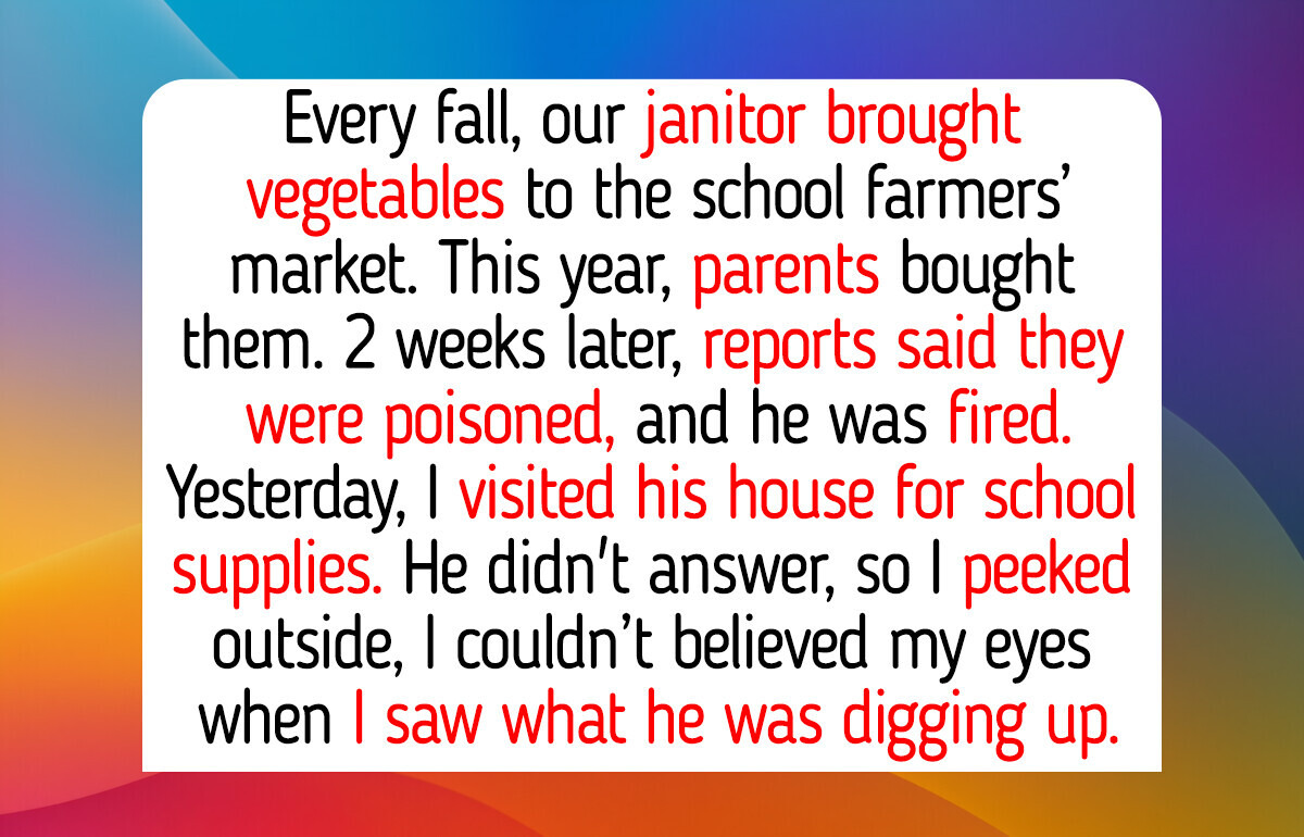 A Kansas Janitor Went From Hero to Fired in 2 Weeks After Reports Said His Vegetables Were Poisonous. Then the School Administrator Saw Him Digging Up Something Unexpected