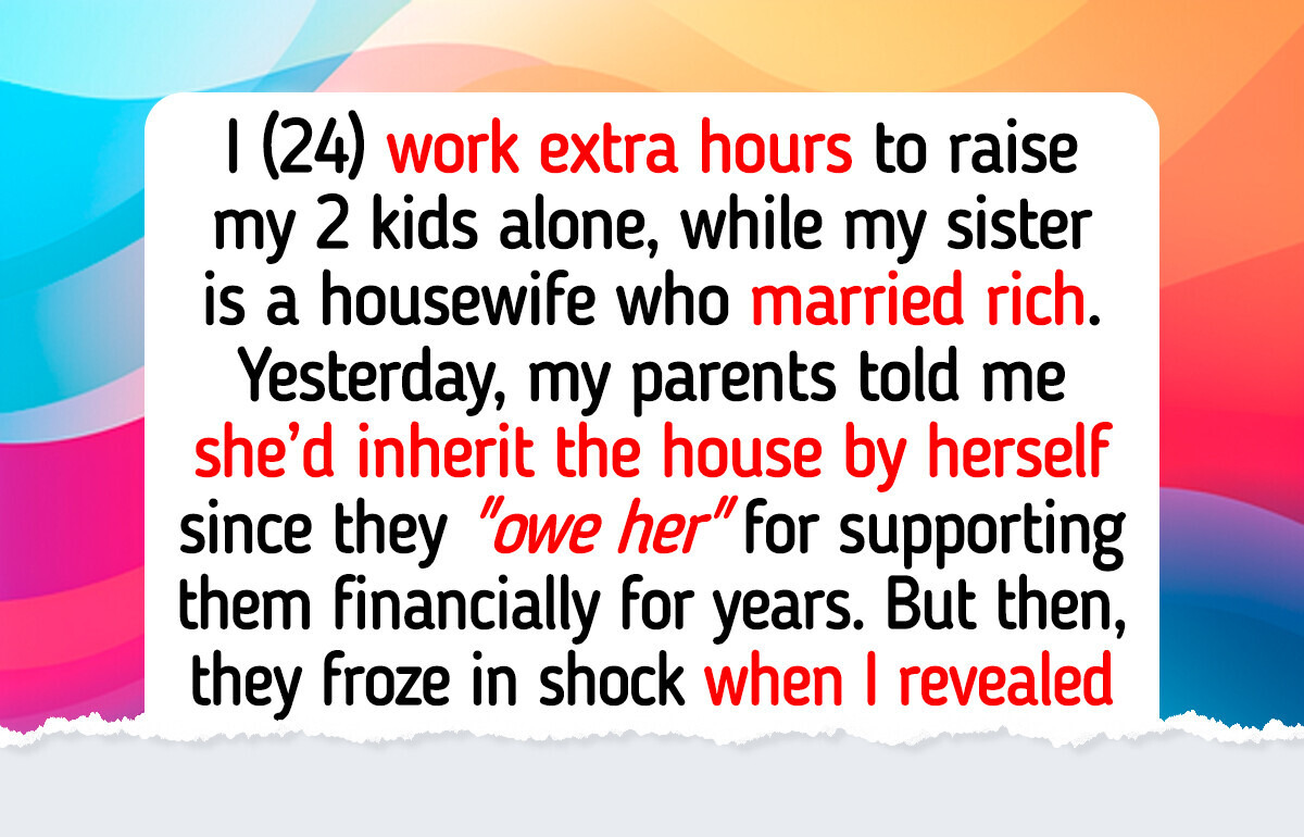 I Refuse to Lose My Inheritance Just Because My Parents “Owe” My Rich Sister I Refuse to Lose My Inheritance Just Because My Parents “Owe” My Rich Sister