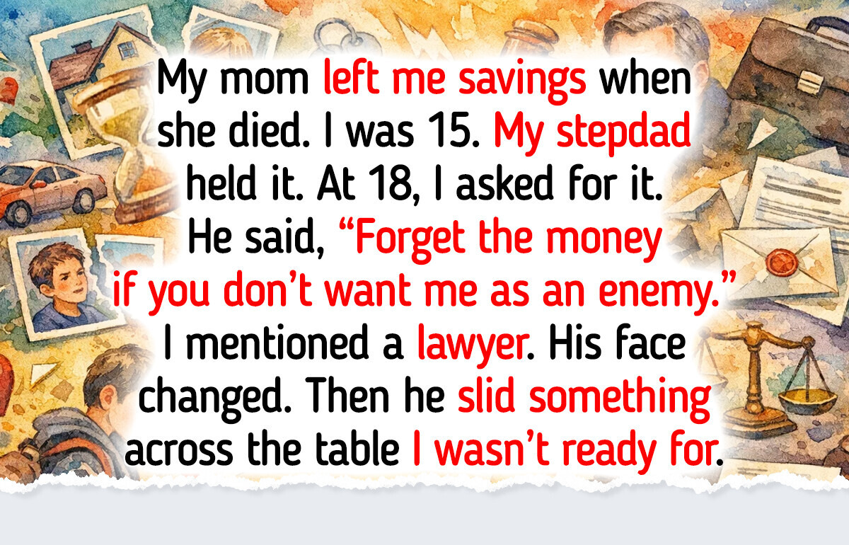 My Stepdad Managed My Mom’s Savings After She Died — At 18 I Finally Asked for Every Penny