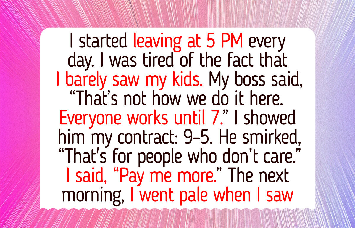 I Started Leaving at 5 PM Sharp, Now My Boss Questions My Dedication