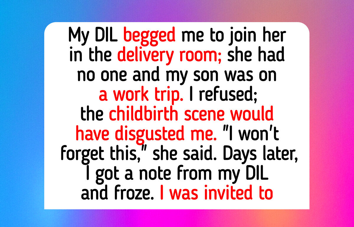 I Refused to Watch My DIL Give Birth— She Made Sure I Regretted That Moment