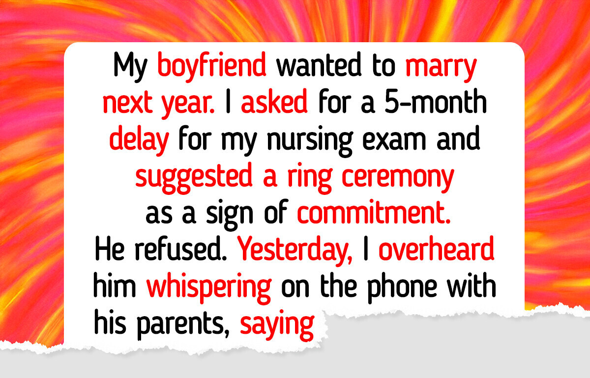 I Wanted to Postpone Our Wedding, His Reaction Is the Final Red Flag I Wanted to Postpone Our Wedding, His Reaction Is the Final Red Flag