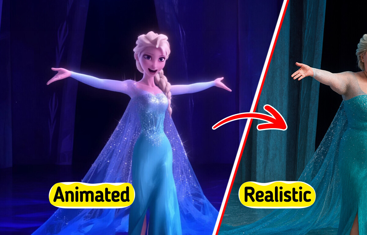An Artist Reimagines Disney Characters With Realistic Bodies, and the Results Are Eye-Opening