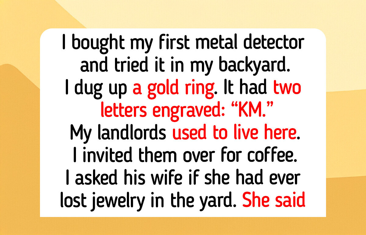 13 Lost Things Strangers Brought Home Years Later: a Dog Tag and a Wedding Ring Buried 18 Years
