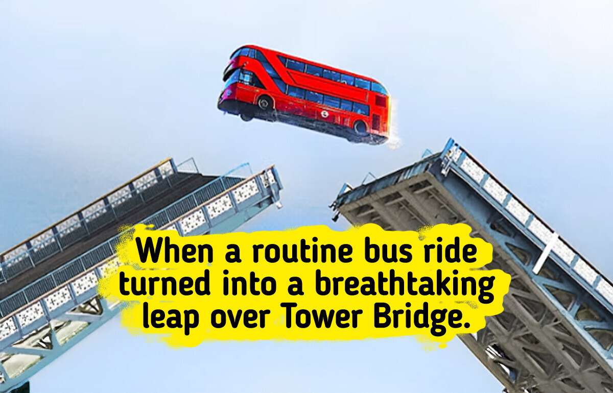 The Story of a Double-Decker Bus That Successfully Leapt Over Tower Bridge