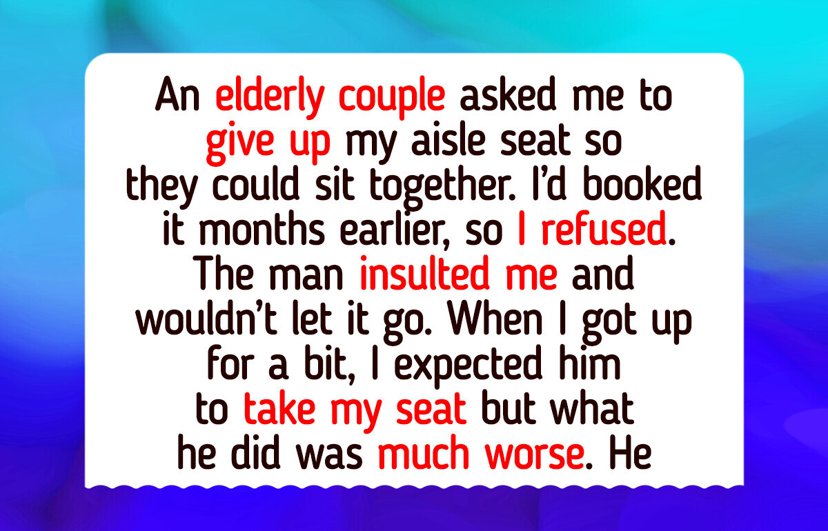 I Refused to Switch Seats for an Elderly Couple—Age Isn’t an Excuse