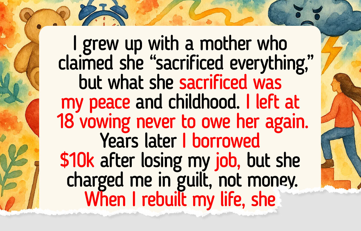 My Mom Lent Me $10,000—I Refuse to Pay It Back, I Already Paid for My Awful Childhood