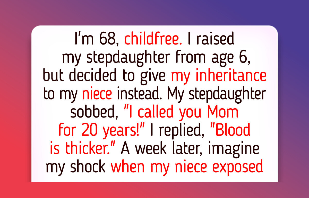 I’m Childfree and I Left My Legacy to My Niece, Now My Stepdaughter Is Livid