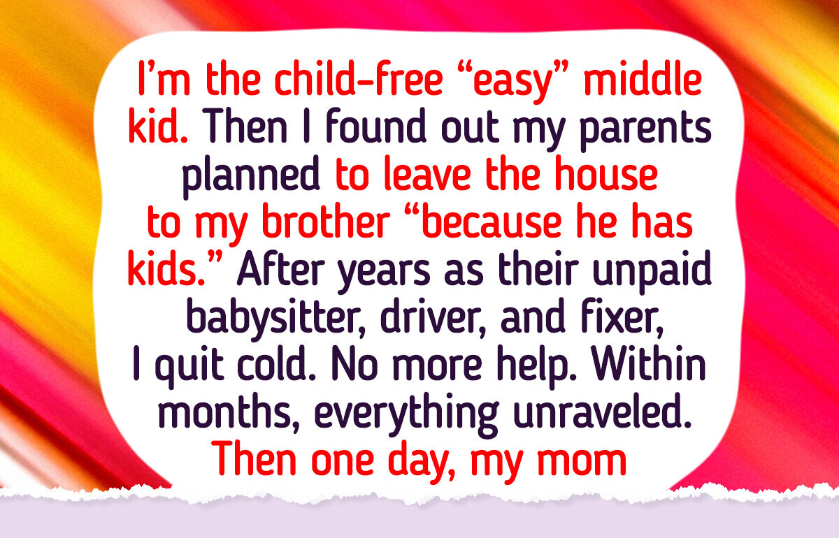 My Parents Chose My Golden Child Brother Over Me—Until They Needed My Help