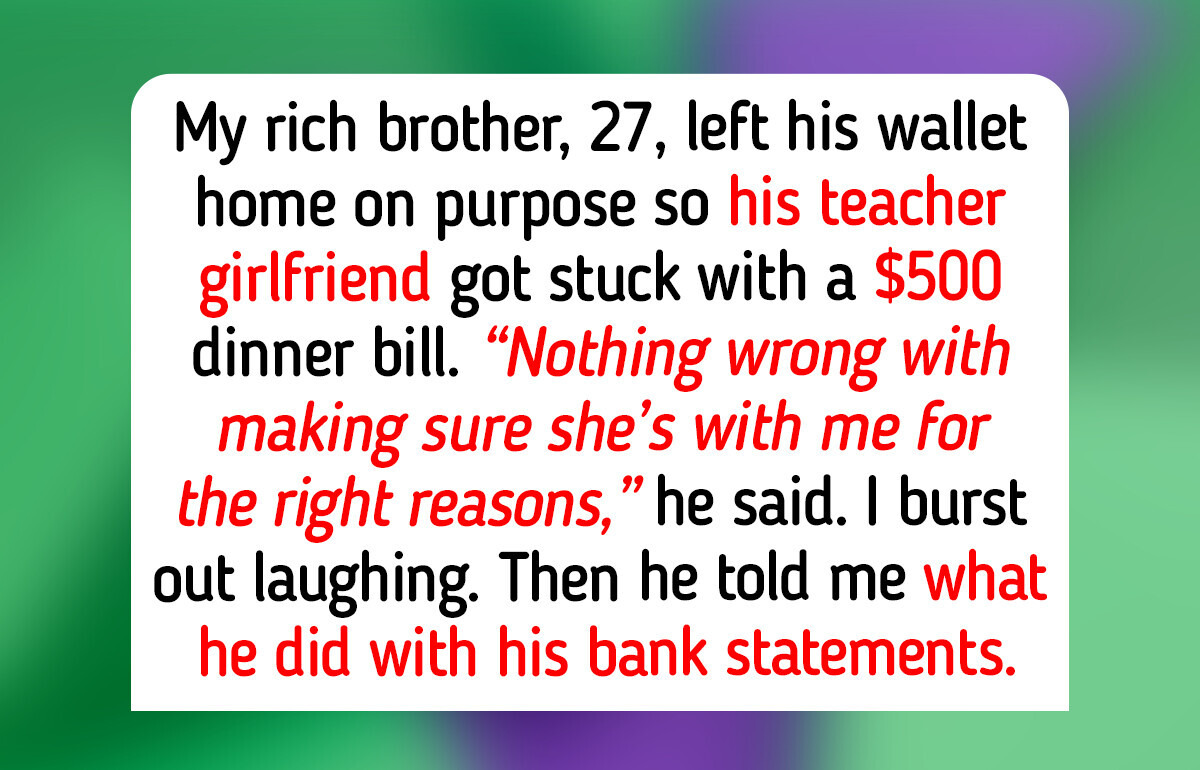 A Sister Stood Up for Her Brother’s Girlfriend After His $500 Dinner Test Went Too Far