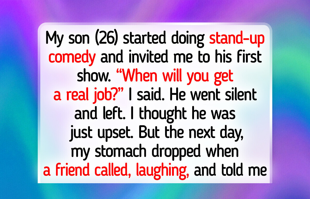 I Refused to Attend My Newly Hired Son’s Comedy Show — I Want It Canceled