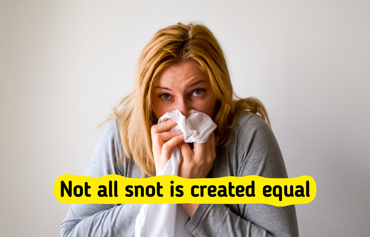 What Your Snot Color Can Reveal About Your Health—And When You Should Be Concerned