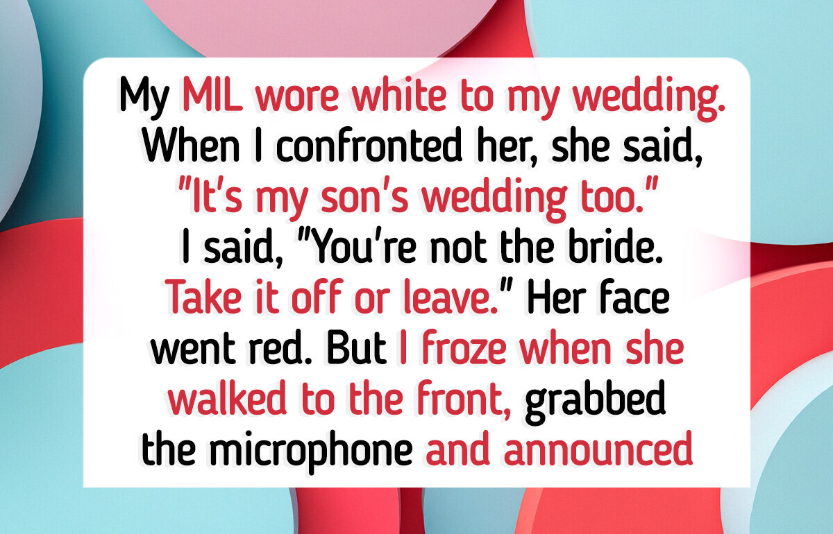 I Refuse to Let My MIL Play Bride at My Wedding—Now Everyone Thinks I’m the Villain