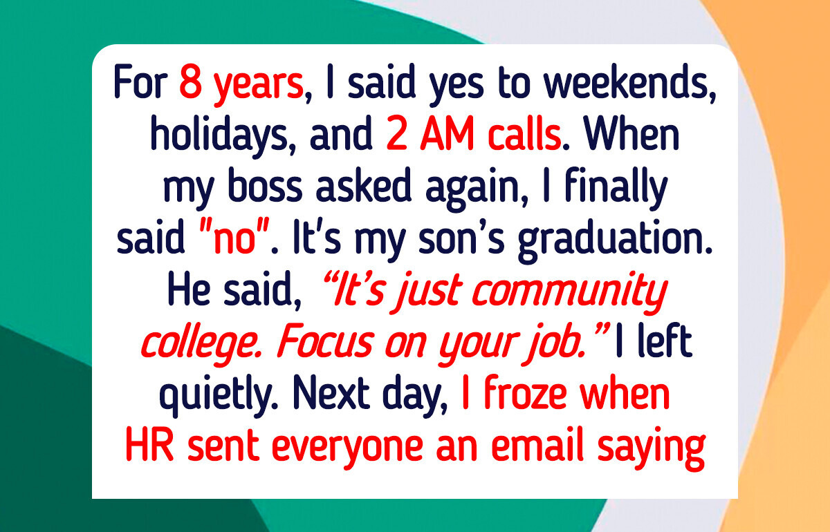 I Was Forced to Quit My Job After 8 Years for Saying “No” Once