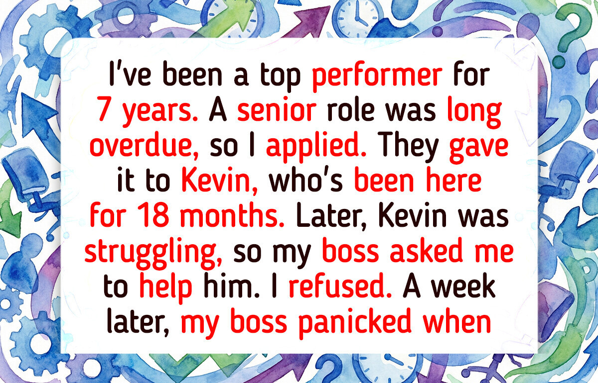 I Refused to Help the Guy Who Stole My Job I Refused to Help the Guy Who Stole My Job