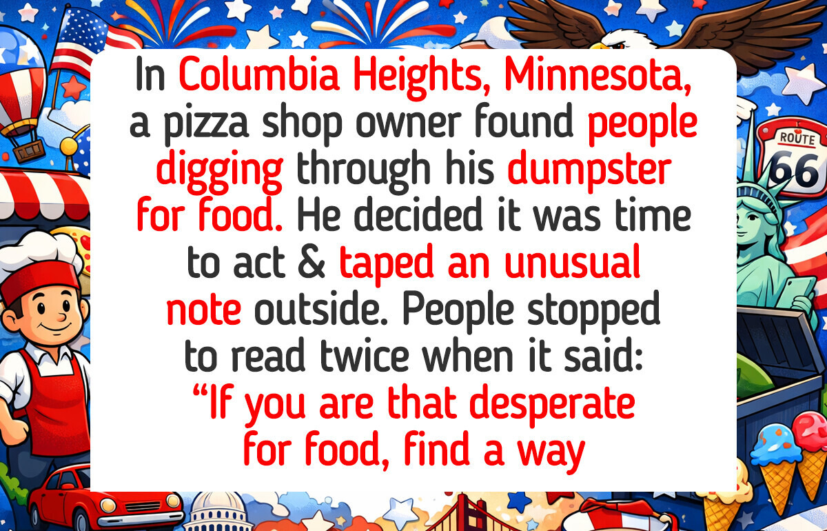 Minnesota Pizzeria Owner Confronts Hungry Dumpster-Divers With an Unforgettable Act of Compassion
