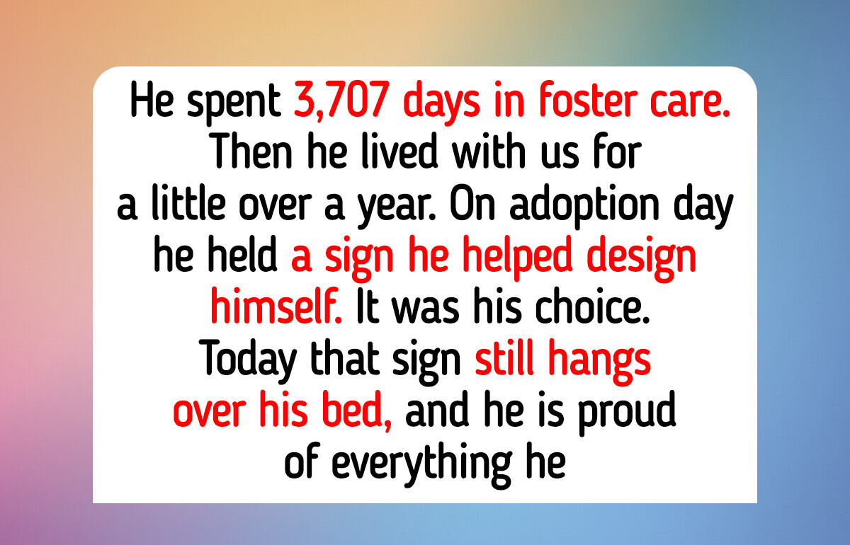 12 Adoption Day Stories From Foster Care, Including a Sign That Said 3,707 Days