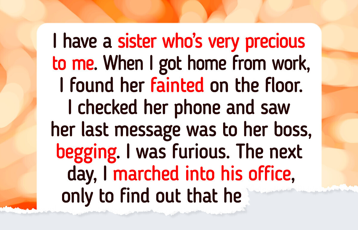 I Refuse to Let My Sister Work for Her Boss Again—His Reaction Left Me Shaken