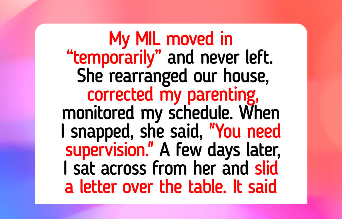 I Refuse to Let My MIL Be in My Life, So I Gave Her One Last Payback