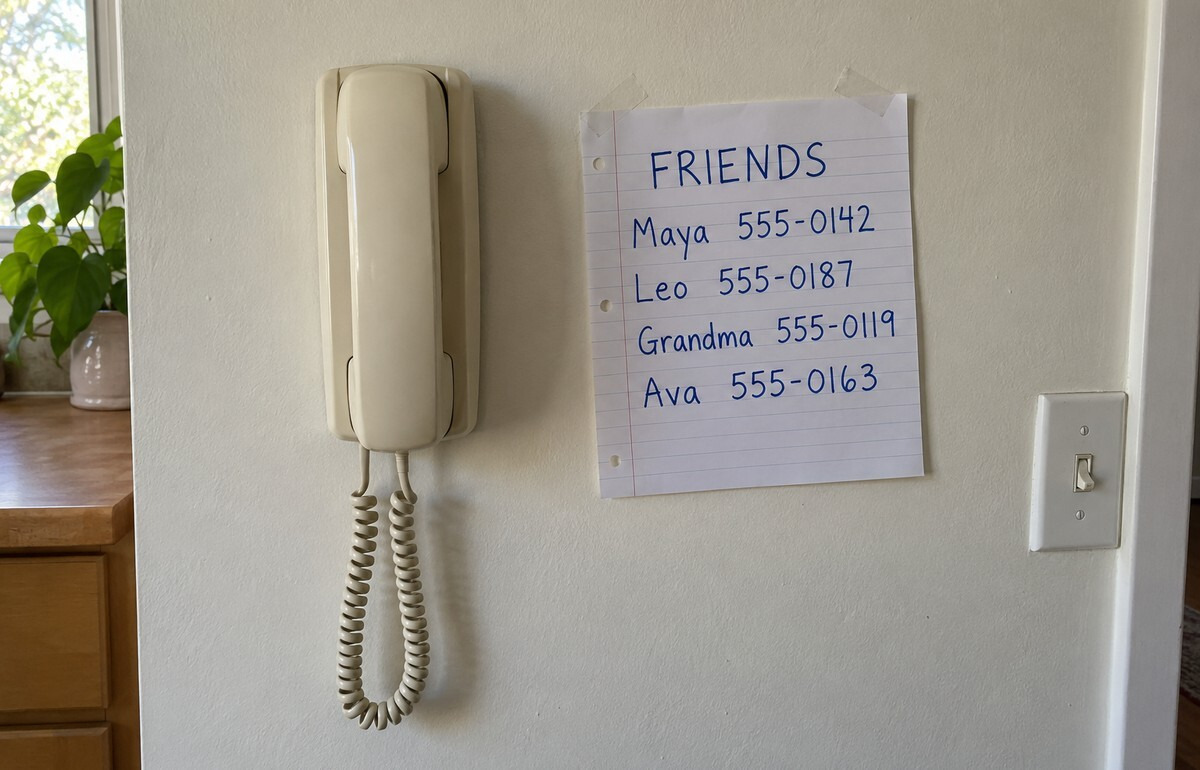 12 Families Who Got Their Kids a Landline: 5-Year-Olds Booking Play Dates, a Snow Day Planned Without Parents and a Closet Phone Booth