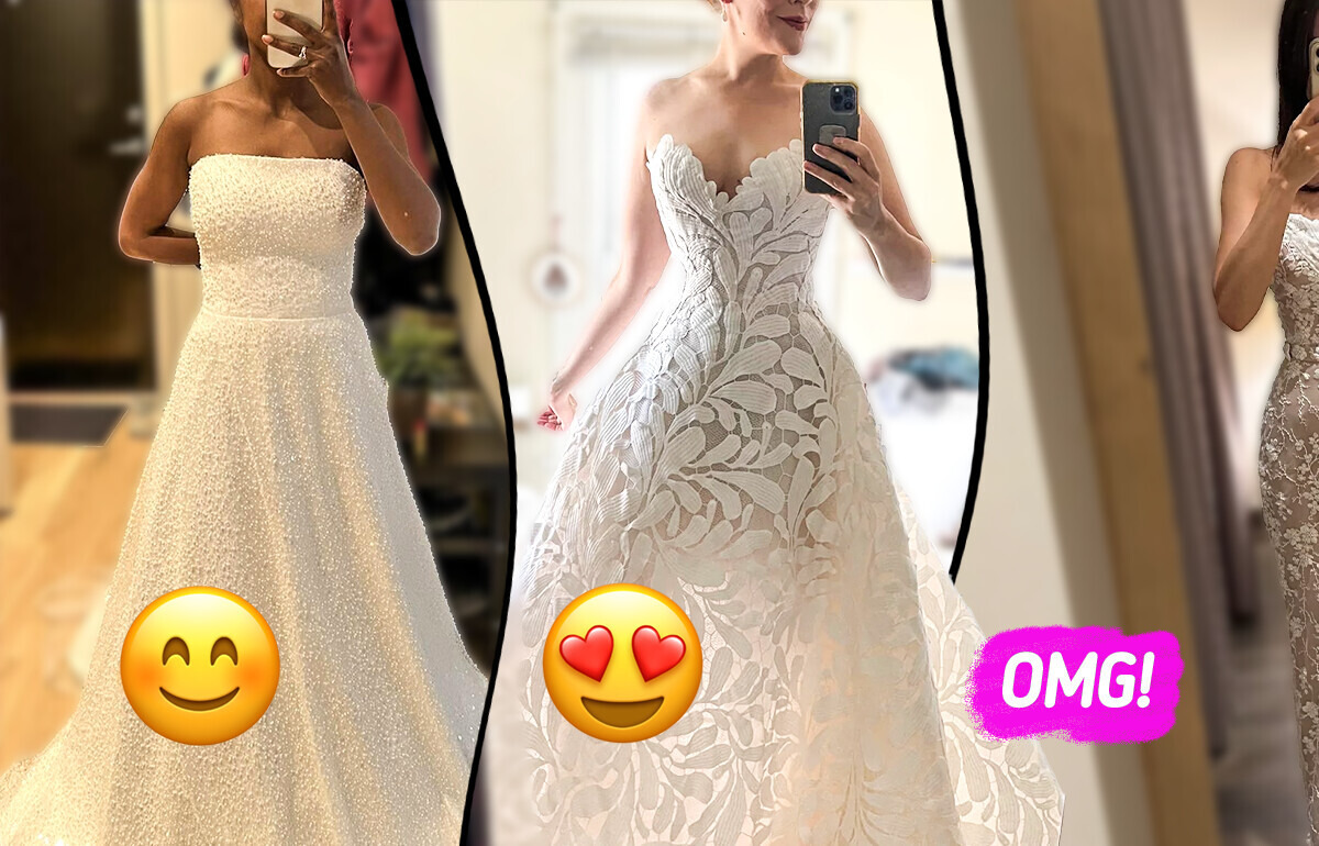 12 Brides Who Refused to Settle for Ordinary and Created Their Dream Wedding Dresses